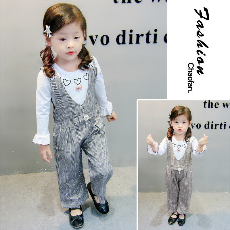 ha553 เสื้อแขนยาว+กางเกงเอี๊ยม size 80-110 4ตัวต่อแพ็ค