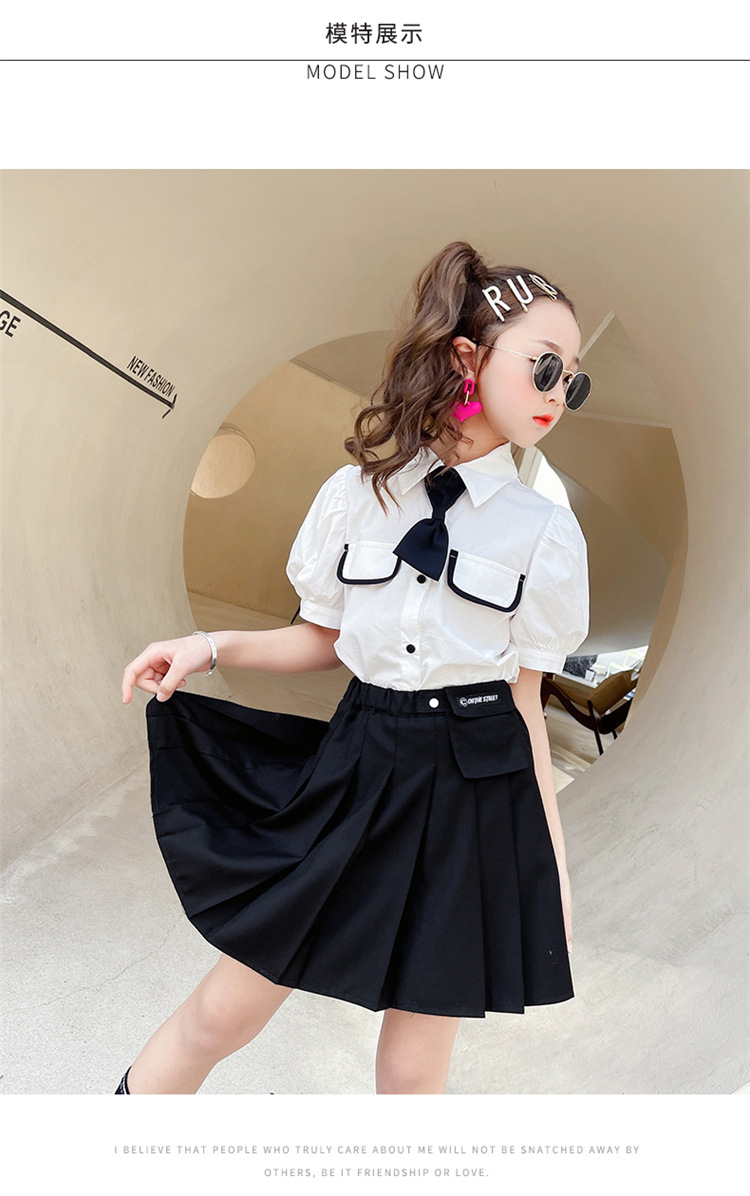 dr4736 เสื้อ+กระโปรง เด็กโต 3 ตัวต่อแพ็ค 110-170 (เลือกไซส์ได้ให้ครบแพ็ค)
