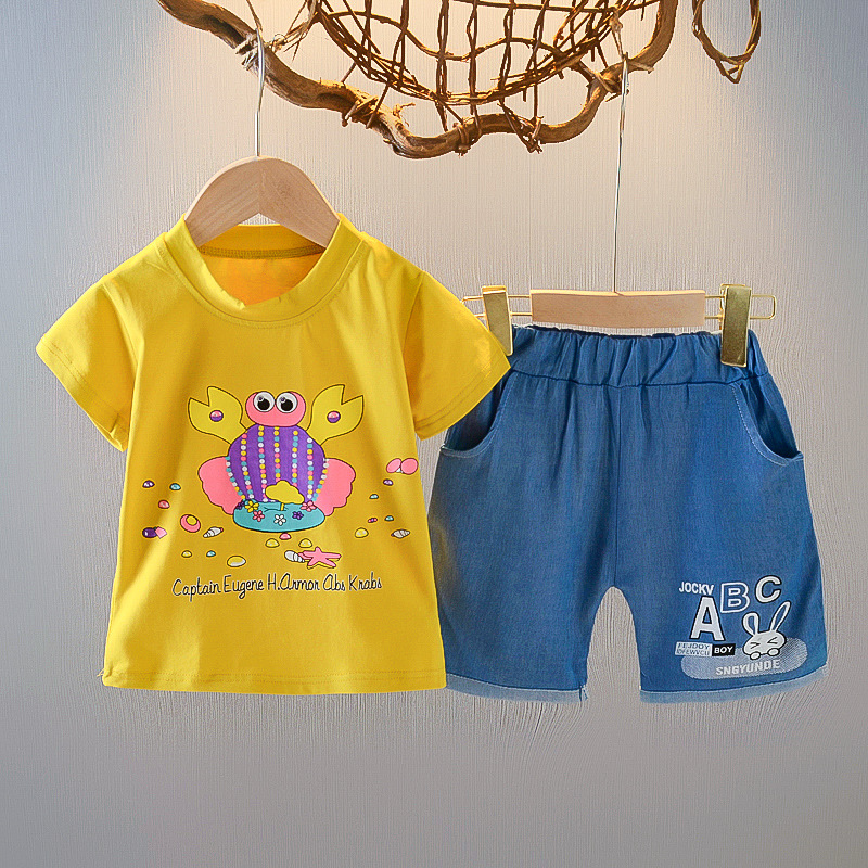 ha1372 เสื้อ+กางเกง size 80-110 จำนวน 4 ตัวต่อแพ็ค