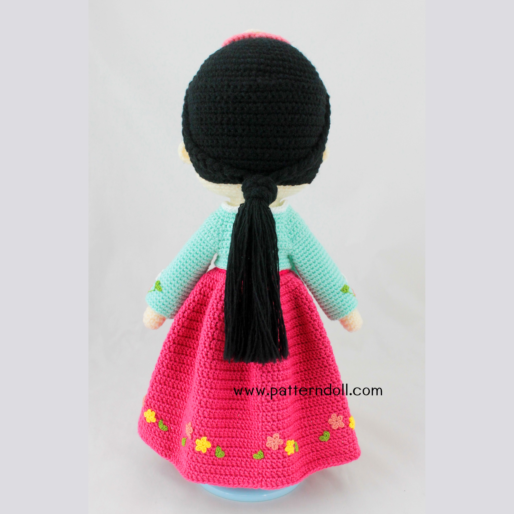 หนังสืองานฝีมือตุ๊กตาถักโครเชต์คู่รักชุดฮันบก