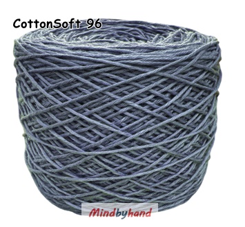 ไหมคอตตอลซอฟท์ เส้น 4 ply รหัสสี 96 สียีนส์อ่อน