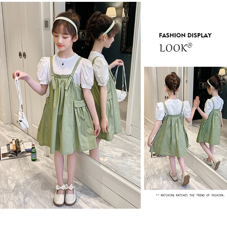 dr4989 เสื้อ+กระโปรง เด็กโต 3 ตัวต่อแพ็ค 110-170 (เลือกไซส์ได้ให้ครบแพ็ค)