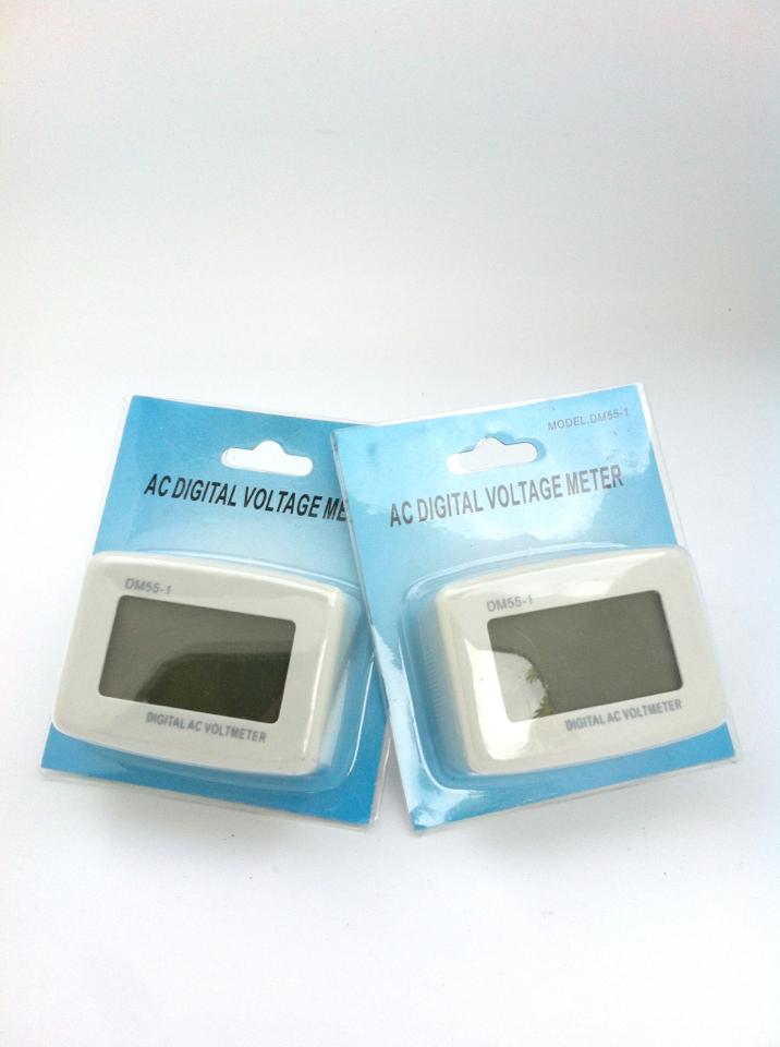 ดิจิโวลต์มิเตอร์ AC แบบเสียบปลั๊กไฟบ้าน AC 100-300V