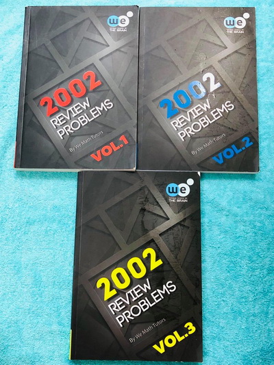 ►We Brain◄ หนังสือกวดวิชาวีเบรน Review Problems Vol.1-3 ครบเซ็ท รวมโจทย์วิชาคณิตศาสตร์ระดับชั้น ม.ปลาย อาจารย์รวบรวมโจทย์ข้อสอบจากสนามสอบดังๆตามที่ต่างๆ ในหนังสือมีโจทย์รวมทั้งหมด 2,002 ข้อ คลอบคลุมเนื้อหาที่ต้องใช้สอบเข้ามหาวิทยาลัยครบทุกบท ครอบคลุมทุกสน