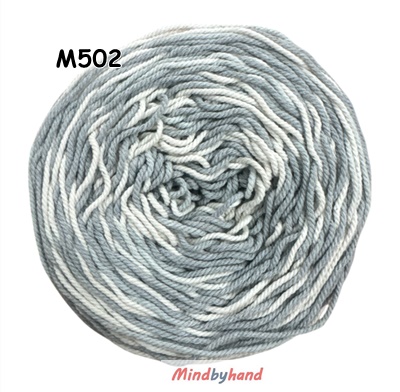 เชือกฟอกสีเหลือบ สี 502 สีเทาดำ