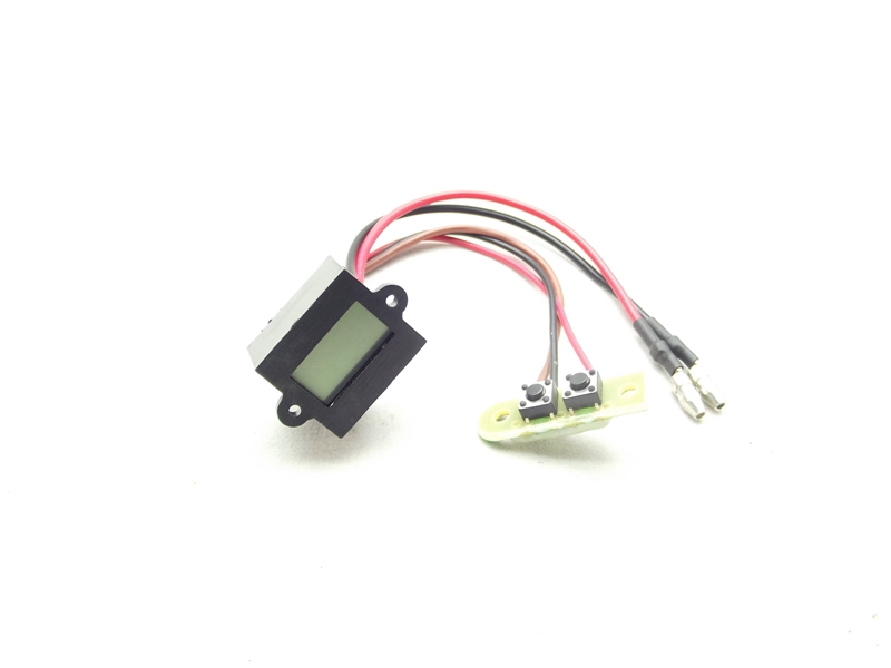 นาฬิกาดิจิตอล ติดรถมอเตอร์ไซต์ สีดำ ( Motorcycle Mount LCD Digital Clock - Black )