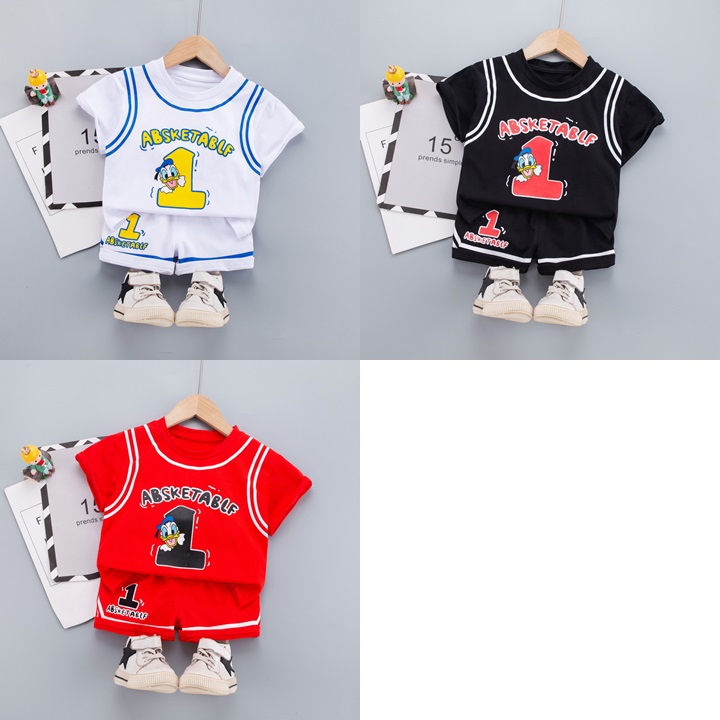 ha1327 เสื้อ+กางเกง size 80-120 จำนวน 5 ตัวต่อแพ็ค