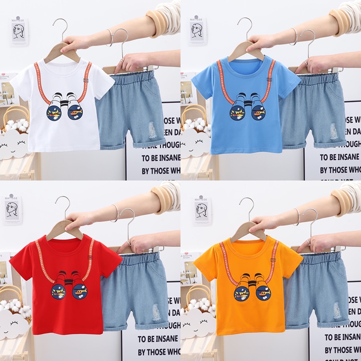ha1342 เสื้อ+กางเกง size 80-120 จำนวน 5 ตัวต่อแพ็ค