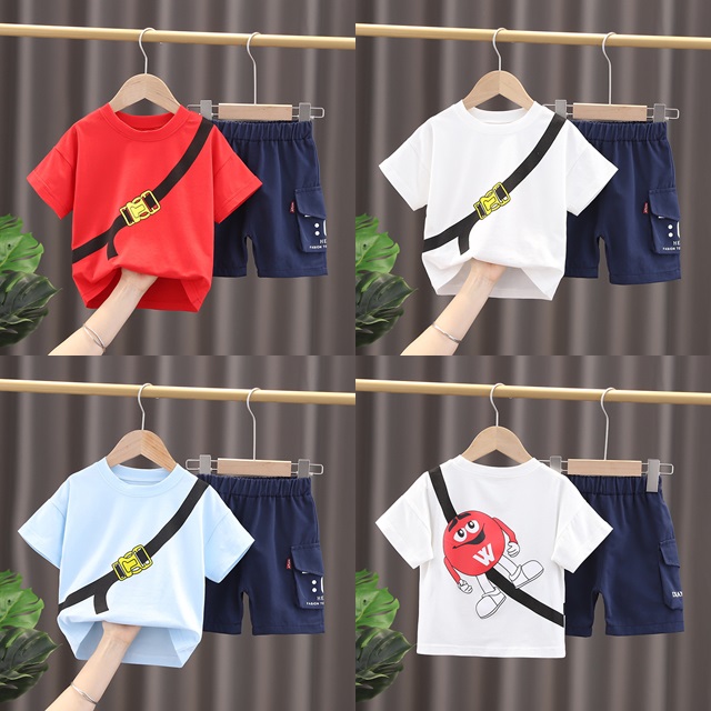 ha1420 เสื้อ+กางเกง size 80-110 จำนวน 4 ตัวต่อแพ็ค
