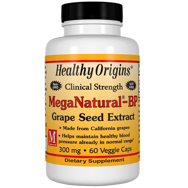 พร้อมส่งฟรี เมล็ดองุ่น Healthy Origins MegaNatural-BP Grape Seed Extract 300mg