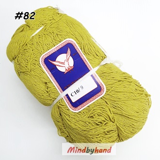 เชือกฟอก แบบไจ (แบบยกห่อ) 82 สีเหลือง แบบไจ