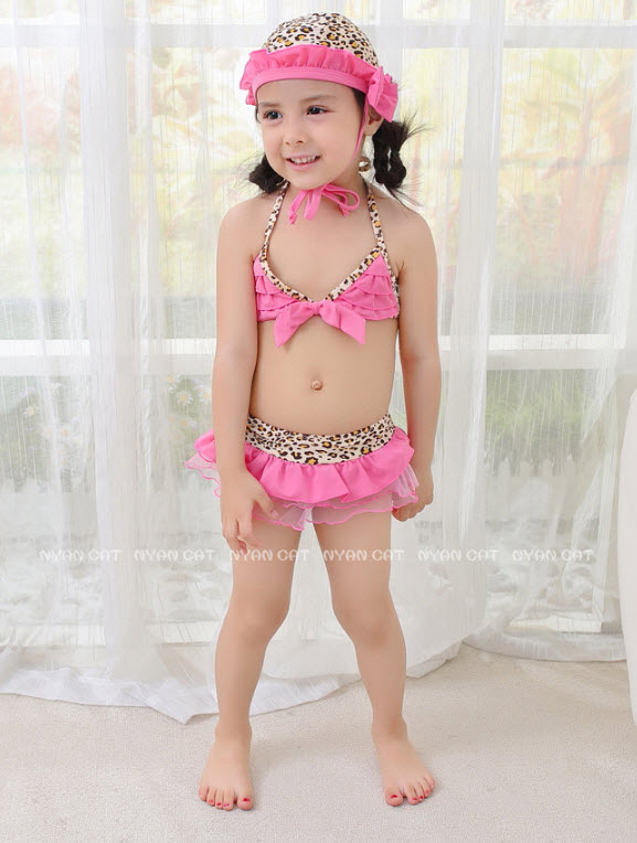 km3479 ชุดว่ายน้ำ+หมวก ขนาด 2T-6T จำนวน 5 ตัวต่อแพ็ค
