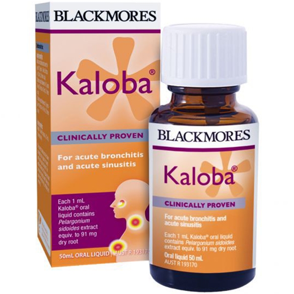 พร้อมส่ง ลดอาการหลอดลมอักเสบ Blackmores Kaloba