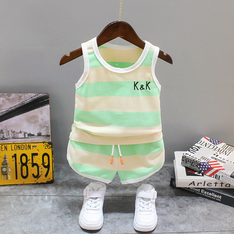 ha1543 เสื้อกล้าม+กางเกง size 80-120 จำนวน 5 ตัวต่อแพ็ค