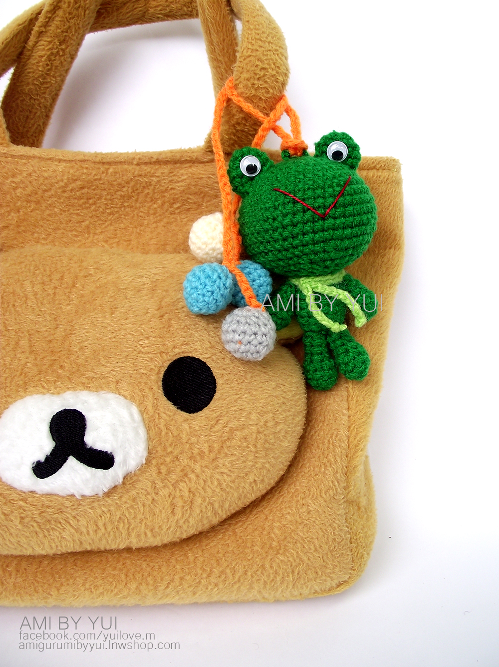 พวงห้อยกระเป๋ากบ อ๊บ อ๊บ