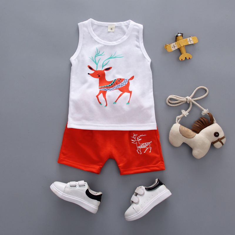 ha413 เสื้อกล้าม+กางเกง size 80-110 4ตัวต่อแพ็ค