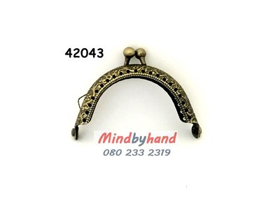 ปากกระเป๋าปิ๊กแป๊ก 2.5" สีรมควัน