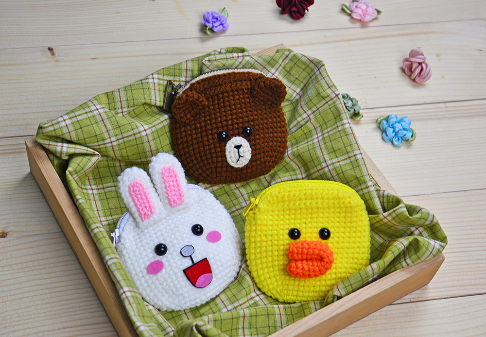 แพทเทิร์นกระเป๋าใส่เหรียญ