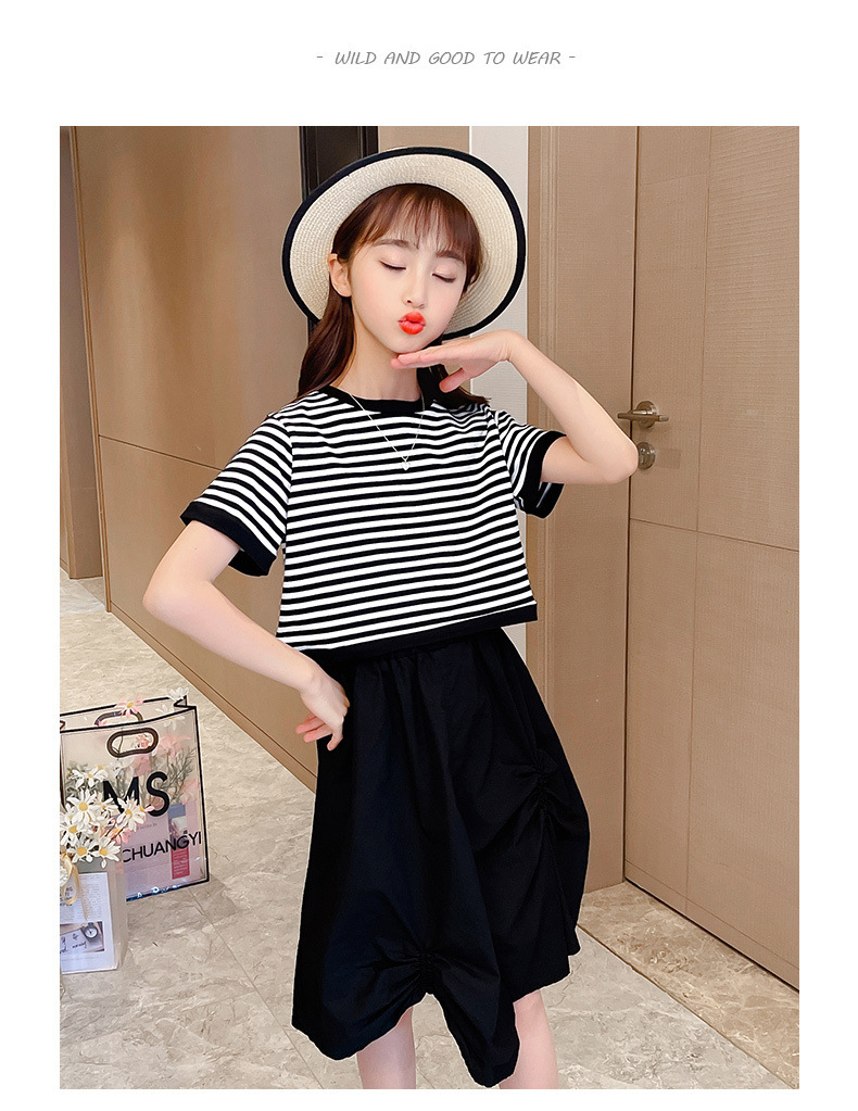 dr5207 เสื้อ+กระโปรง เด็กโต 3 ตัวต่อแพ็ค 110-170 (เลือกไซส์ได้ให้ครบแพ็ค)