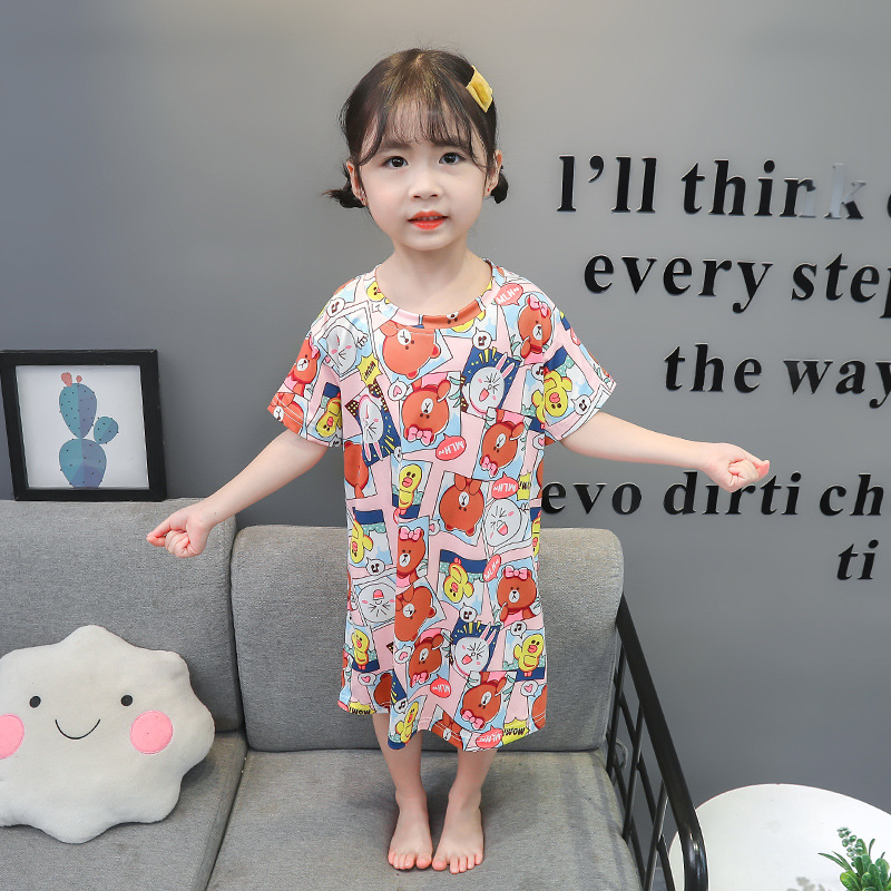 ha1622 ชุดนอนเดรส size 80-110 จำนวน 4 ตัวต่อแพ็ค