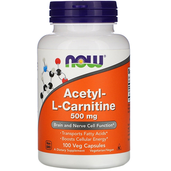พร้อมส่ง แอลคาร์นิทีน Now Foods Acetyl-L-Carnitine 500 mg
