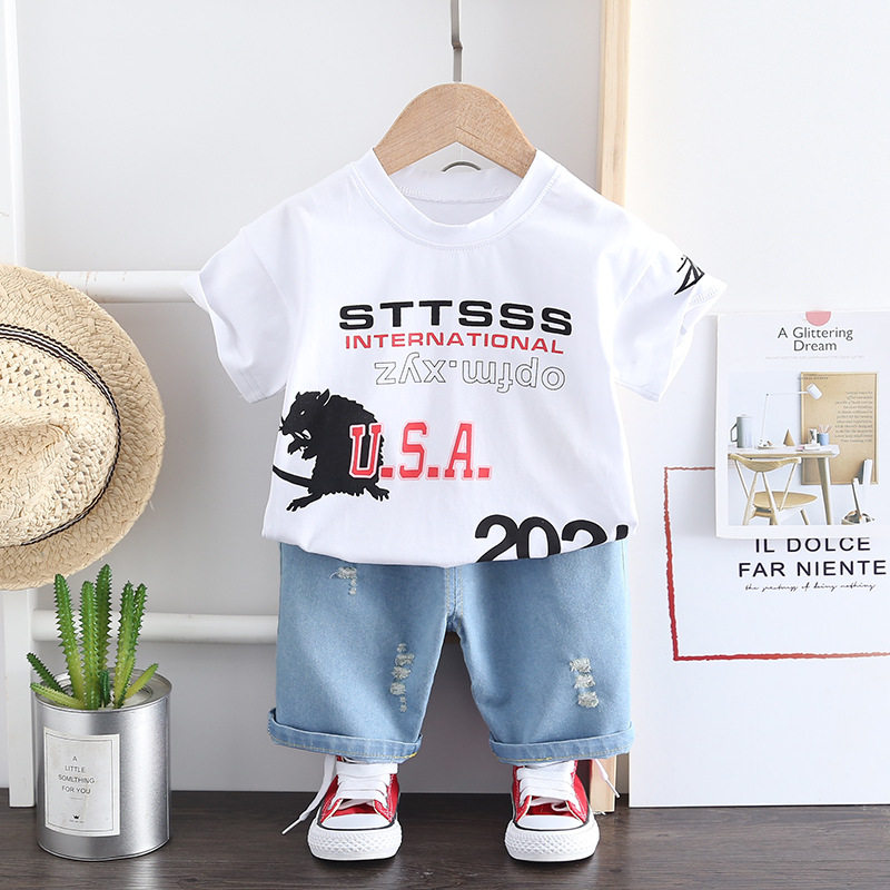 ha1394 เสื้อ+กางเกง size 80-110 จำนวน 4 ตัวต่อแพ็ค