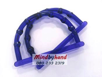 หูกระเป๋าพลาสติก ตัว D ลายข้อไผ่