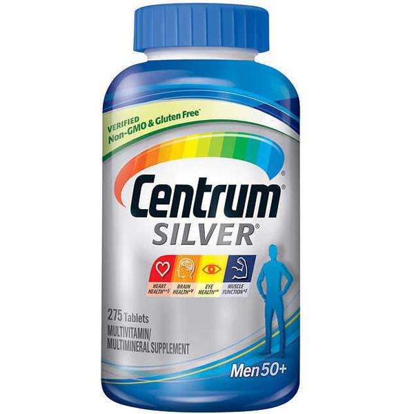 พร้อมส่ง วิตามินสำหรับผู้ชายอายุ 50 ปีขึ้นไป Centrum Silver Men 50+