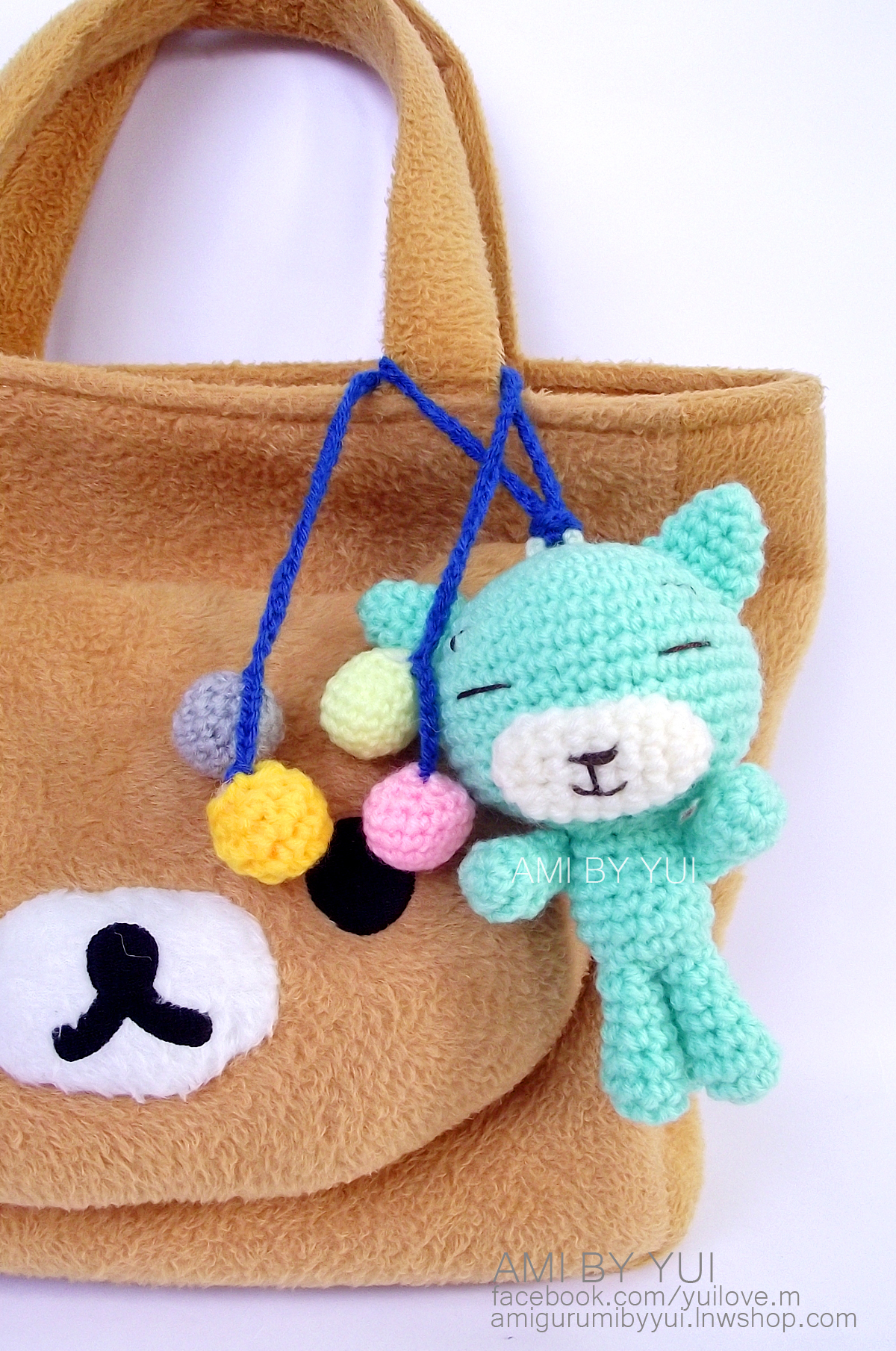 พวงห้อยกระเป๋าแมว amineko