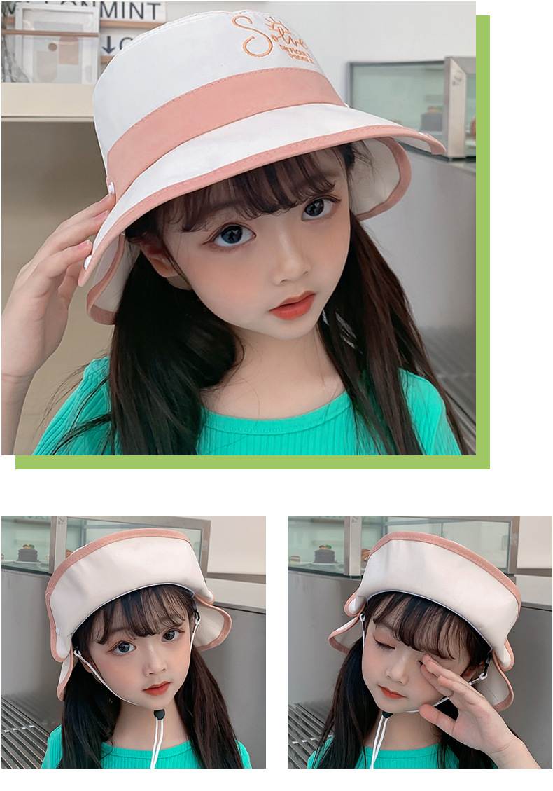 yu1765 หมวกเด็ก 5 ใบต่อแพ็ค **คละสี**