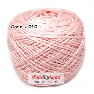 ไหมเบบี้ซิลค์ 50 กรัม สี 10 สีชมพูใส