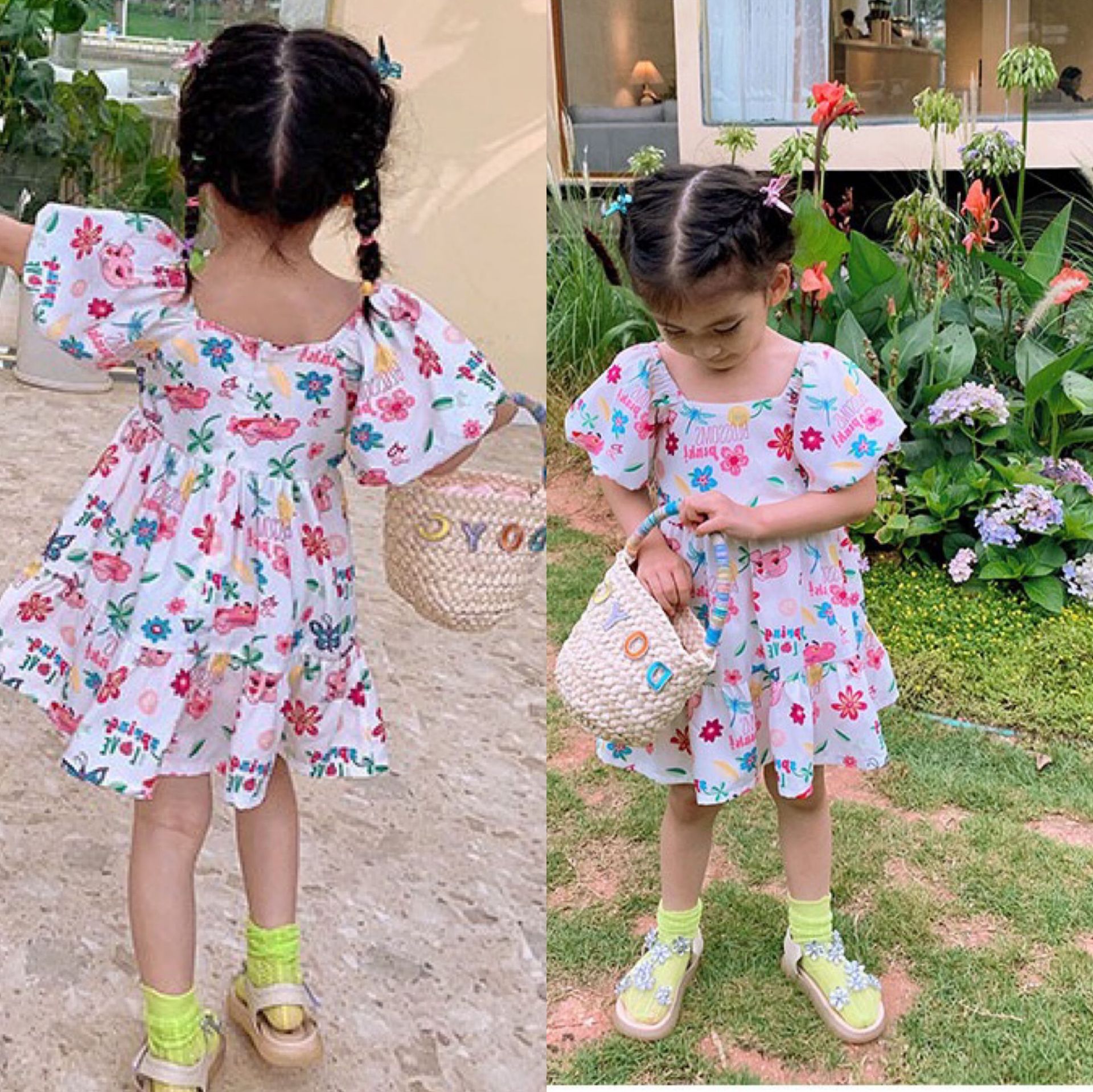 yy121 เดรส size 7-15 5 ชุดต่อแพ็ค (เลือกไซส์ได้ ให้ครบแพ็ค)