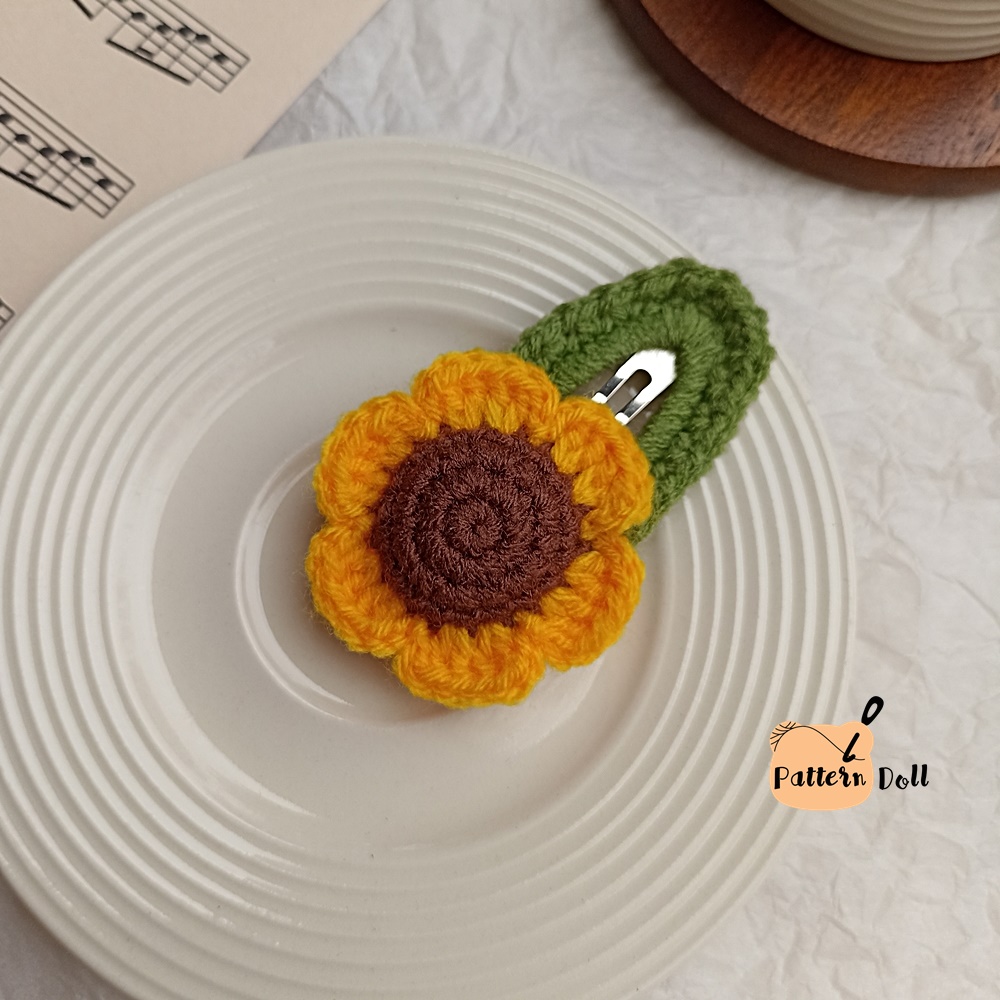 E-book ส่งทาง e-mail แพทเทิร์นกิ๊บติดผมโครเชต์ ชุดที่ 1