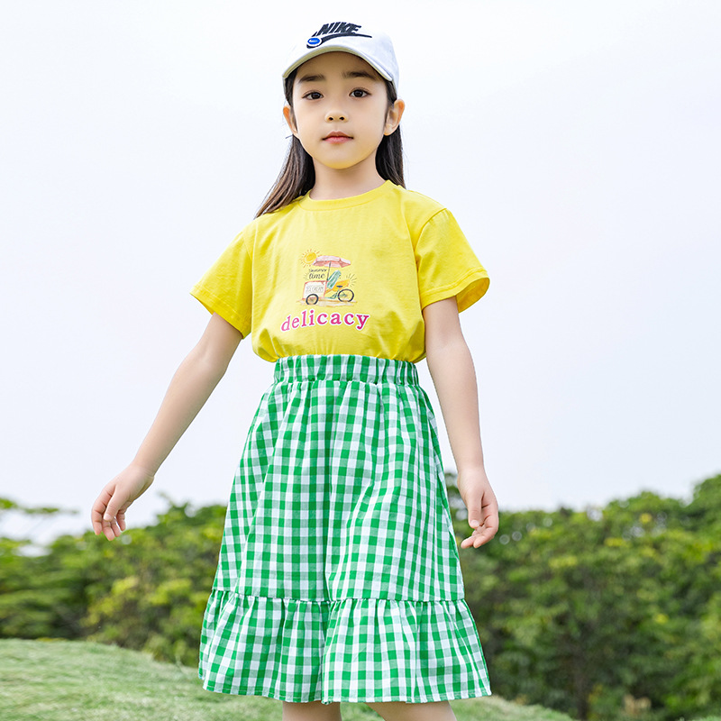 dm225 เสื้อ+กระโปรง เด็กโต 3 ตัวต่อแพ็ค 110-160 (เลือกไซส์ให้ครบแพ็ค)