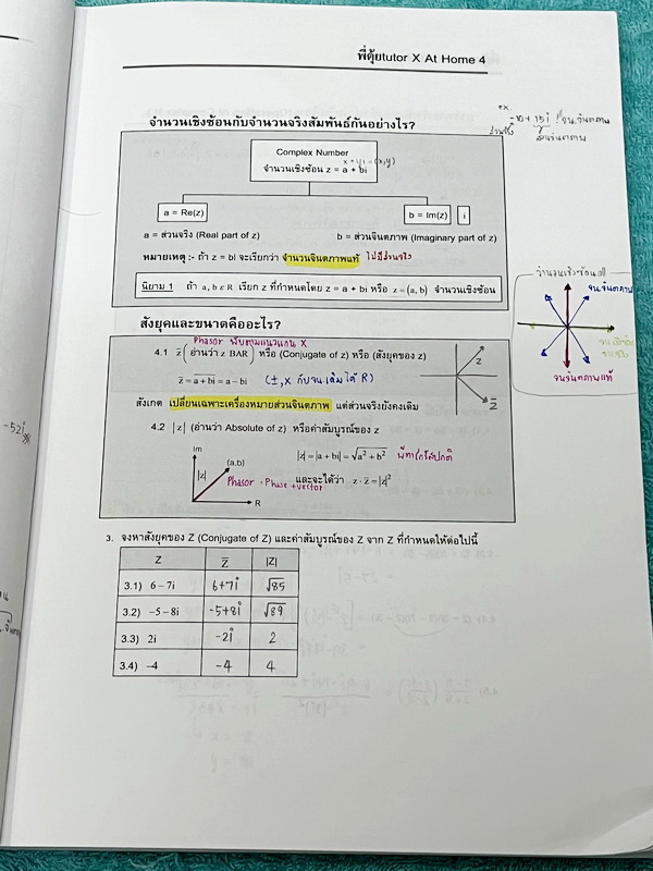 ►พี่ตุ้ย The Tutor◄ Math King Extension Vol.2 คณิตทุนคิง Complex Number, Statistics , Probability จดครบเกือบทั้งเล่ม จดละเอียด มีจด Tips + Trick สูตรลัดเด็ดๆเยอะมาก มีจดเน้นจุดที่ต้องจำ จำเข้าไปเพื่อตัด Choice ด้านหลังมีเฉลยของอาจารย์