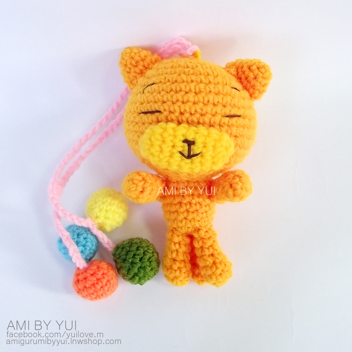 พวงห้อยกระเป๋าแมว amineko