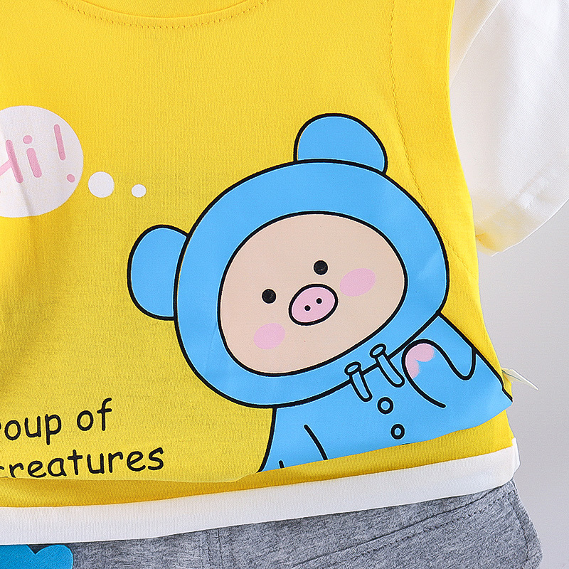 ha1517 เสื้อ+กางเกง size 80-120 จำนวน 5 ตัวต่อแพ็ค