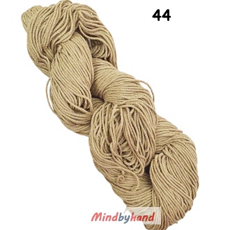 เชือกฟอกนิ่ม เกรด A แบบไจ 44 สีน้ำตาลโอวัลติน