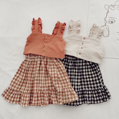 yw913 เสื้อ+กระโปรง size 7-15 5 ชุดต่อแพ็ค