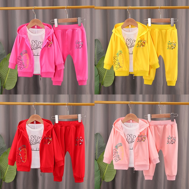ha1819 เสื้อ+กางเกง(3ชิ้น) size 80-110 จำนวน 4 ตัวต่อแพ็ค