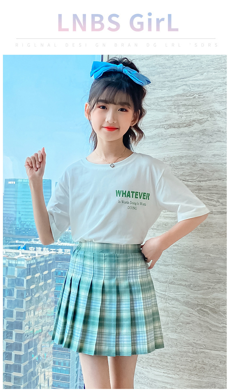 dr5487 เสื้อ+กระโปรง เด็กโต 3 ตัวต่อแพ็ค 110-160 (เลือกไซส์ได้ให้ครบแพ็ค)