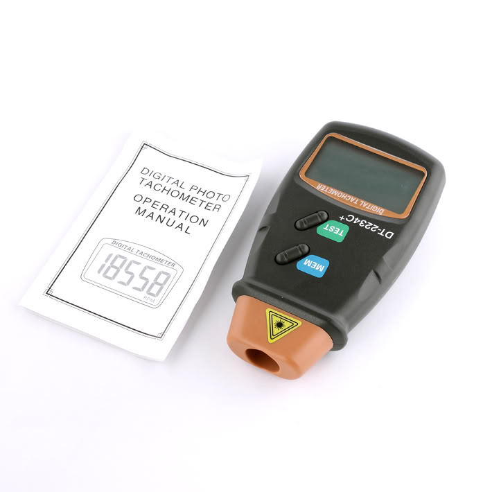 มิเตอร์วัดรอบดิจิตอล เลเซอร์ ( non contact digital tachometer )
