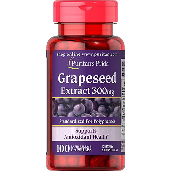 พร้อมส่ง สกัดจากเมล็ดองุ่น Puritan's Pride Grape Seed Extract 300 mg