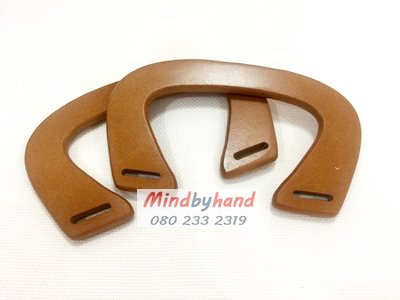 หูกระเป๋าไม้