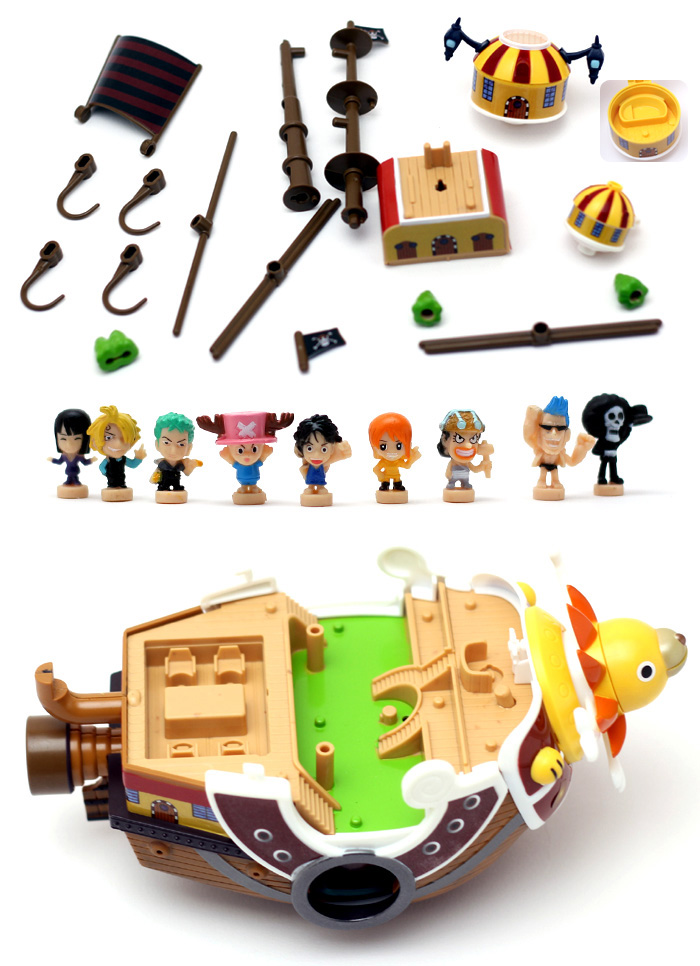 เรือวันพีช Thousand Sunny โลกใหม่ 9 ตัว