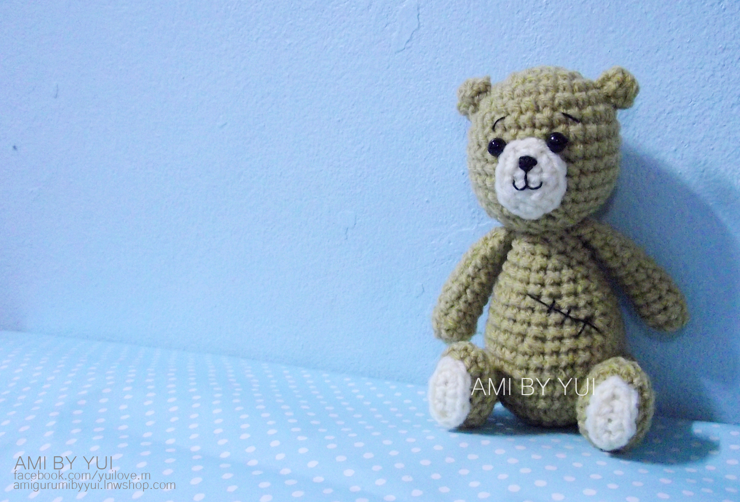 ตุ๊กตาถักไหมพรมหมี Bear