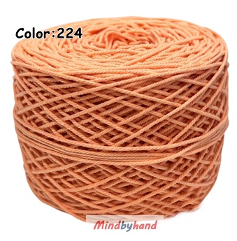 เชือกฟอก เกรด A สี 224 สีส้มโอรส