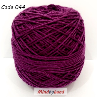 ไหมเบบี้ซิลค์ 50 กรัม สี 44 สีม่วงมังคุด