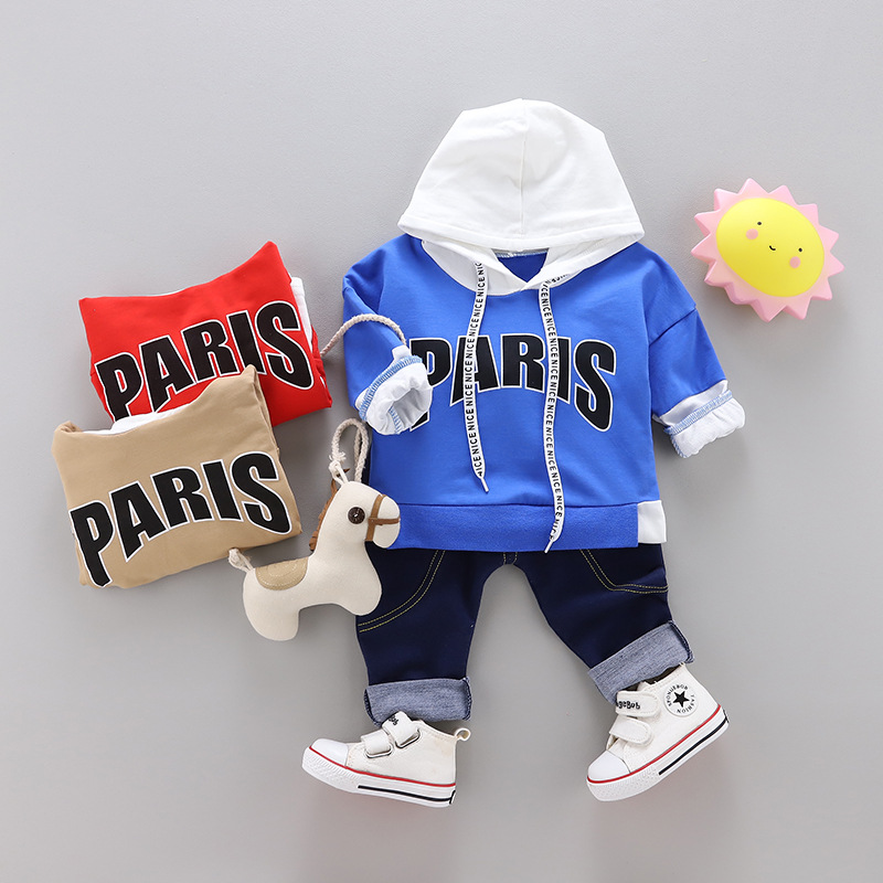 ha563 เสื้อแขนยาวมีฮู๊ด+กางเกง size 80-110 4ตัวต่อแพ็ค