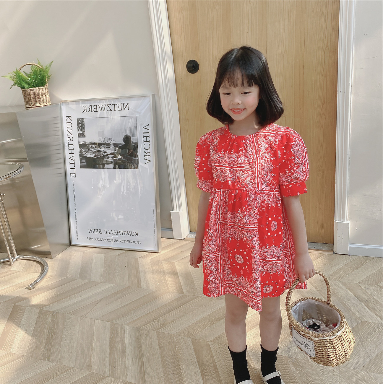yw1466 เดรส size 7-15 5 ชุดต่อแพ็ค (เลือกไซส์ได้ ให้ครบแพ็ค)